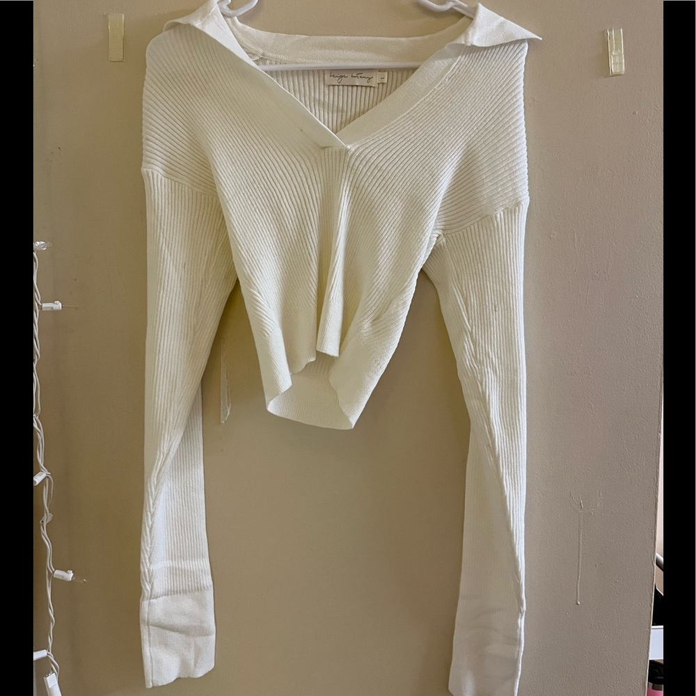 Grey Bandit collared long sleeve